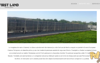 Pensiunea canina FIRST LAND Craiova